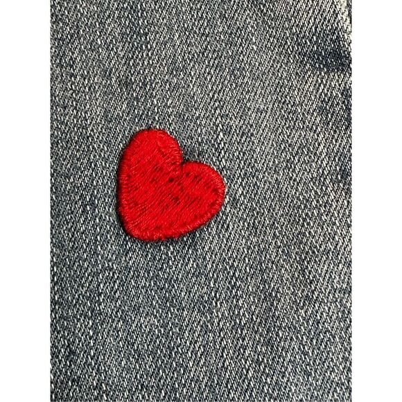 Hollister size 7L butterfly boot cut jeans distressed - Picture 8 of 11